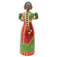 IndiaFx Handcrafted Etikoppaka Kolatam Lady Pair