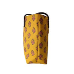 Latest hand block printed cotton fabric shopping bag with 3 combo set for bag