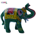 Handcrafted Varanasi Trunk Up Set Elephant Showpiece