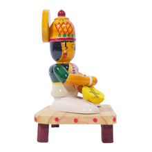Handcrafted Etikoppaka Saraswati Devi Idol – 12cm