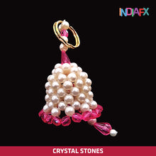 Cute small beads bell keychain for women & girls Handmade by Women Self Help Gro