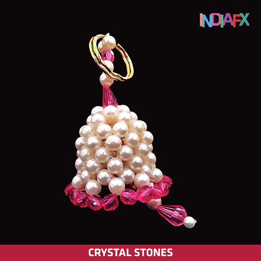 Cute small beads bell keychain for women & girls Handmade by Women Self Help Gro