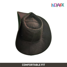 Cotton Dark Green colored Cap& Hat Handmade by Women Self Help Group's