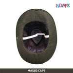 Cotton Dark Green colored Cap& Hat Handmade by Women Self Help Group's