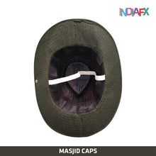 Cotton Dark Green colored Cap& Hat Handmade by Women Self Help Group's