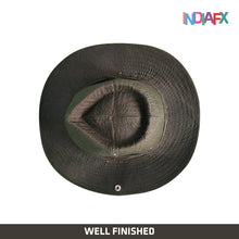 Cotton Dark Green colored Cap& Hat Handmade by Women Self Help Group's