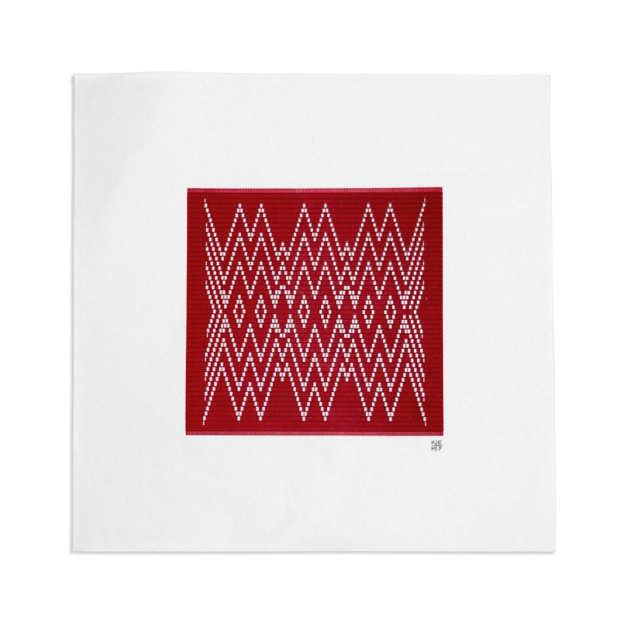 Angami Naga Weave Motifs - Art Print  (Duo Mid )