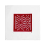 Angami Naga Weave Motifs - Art Print  (Duo Mid )