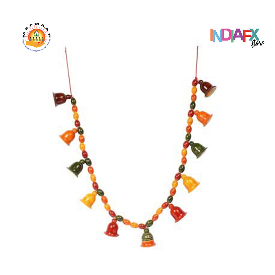 Etikoppaka beautiful Wooden Door Decorative Bell Toranam
