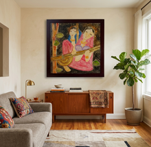 Hand Made Oil Painting Frame Handmade by Women SHG