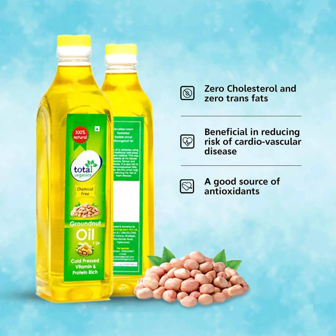 🥜 Nutty Goodness in a Bottle! | Pure Groundnut Oil