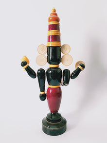 Wooden Lord Venkateshwara | Idol | Toy | Murthi - Made out of Ankudu Wood