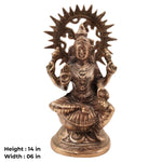 Handcrafted Lakshmi Idol  Elegant Spiritual Decor