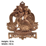 Divine Radha Krishna Idol  Handcrafted Brass Love Sculpture | Spiritual