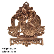 Divine Radha Krishna Idol  Handcrafted Brass Love Sculpture | Spiritual