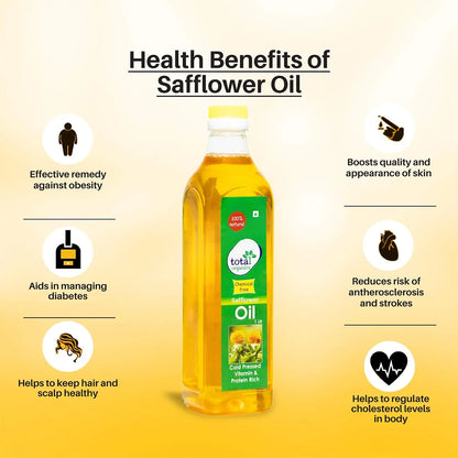 🥗 Heart-Healthy Cooking Made Easy | Total Organics Safflower Oil