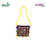 Multicoloured Glass work Sling Bag - Gift and Shagun Items. Cell Phone pouch
