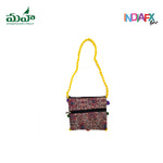 Multicoloured Glass work Sling Bag - Gift and Shagun Items. Cell Phone pouch