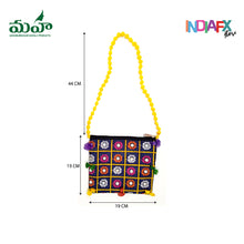 Multicoloured Glass work Sling Bag - Gift and Shagun Items. Cell Phone pouch