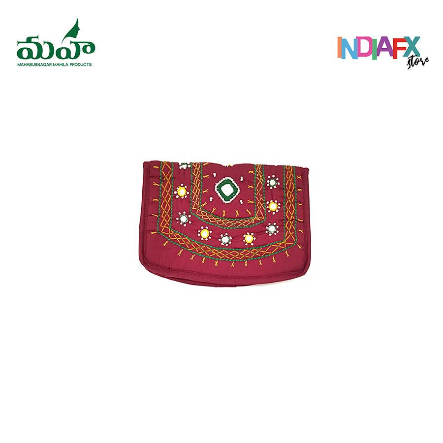 Ladies Sling Bag & Clutch Purse | Red & Pink