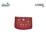 Ladies Sling Bag & Clutch Purse | Red & Pink