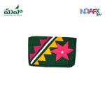 Ladies Casual Clutch Purse | Green & Yellow