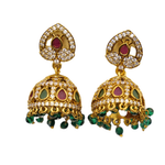 Traditional Jhumka Earrings | Temple Style Drop