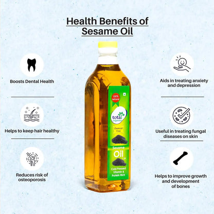 🌿 Healthy, Versatile, Delicious! | Cold-Pressed Sesame Oil