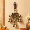 Brass Om Ganesh Hangings (Pair) 6 Inch