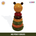 Etikoppaka Wooden Rainbow Stacking Rings Game Handmade By APMEPMA