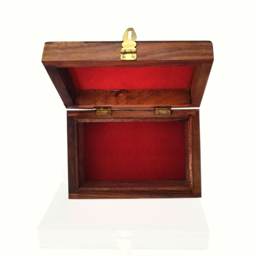 Wooden Jewellery Box/ with Lock Handmade