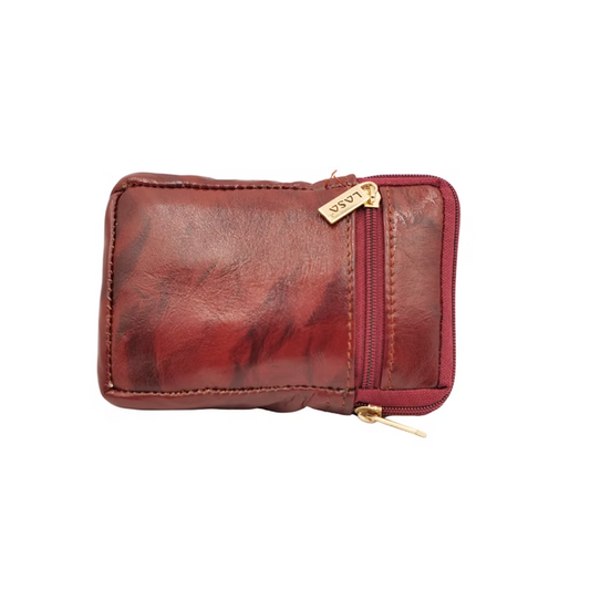 Ladies Leather Coin Purse Compact Zip Wallet for Daily Use
