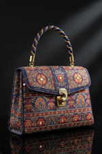 Handcrafted Fabric Handbag Stylish Ethnic Carry