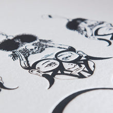 Monkey Skull Tattoo - Art Print (Mono Welter)