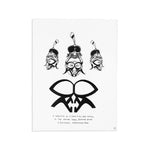 Monkey Skull Tattoo - Art Print (Mono Welter)