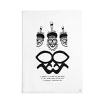 Tiger's Teeth Tattoo-Art Print (Mono Welter)