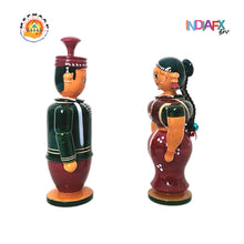 This round edge Bride-Groom Kum Kum Holder  is Made by women Artisan of AP